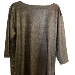 Karen Scott sparkling glitter shirt